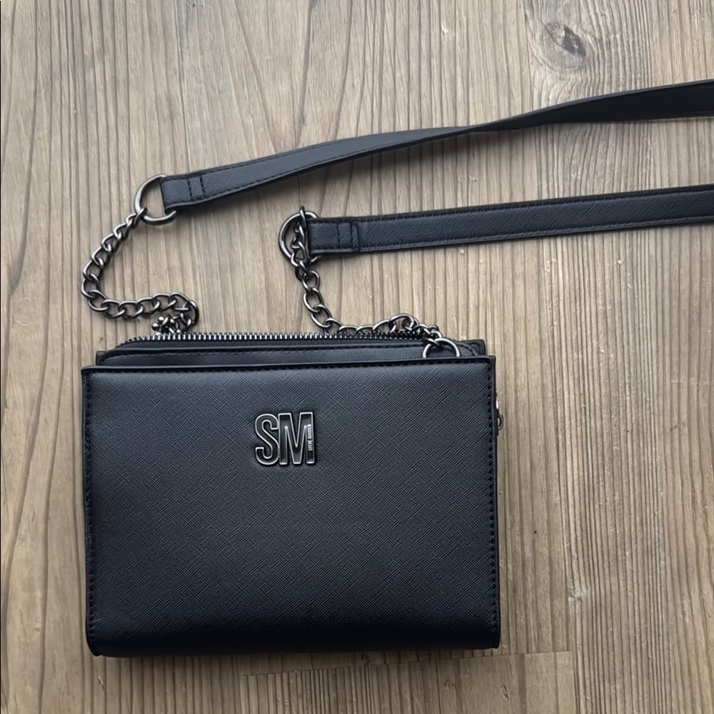 Steve Madden Black Chain Crossbody